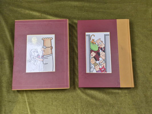 Dilbert 2.0: 20 Years of Dilbert Book Scott Adams Hardcover 2008 & Slip Case CD1