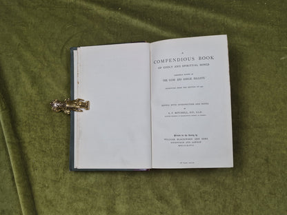 1897 Compendious Book of Godly & Spiritual Songs : The Gude and Godlie Ballatis3