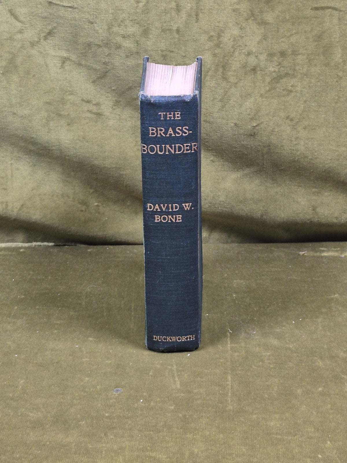 The Brassbounder - David W. Bone , Duckworth 1910 1st Ed, 2nd imp, no DJ2