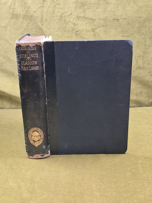Catalogue of Stirlings & Glasgow Public Library - 1888 Glasgow University0