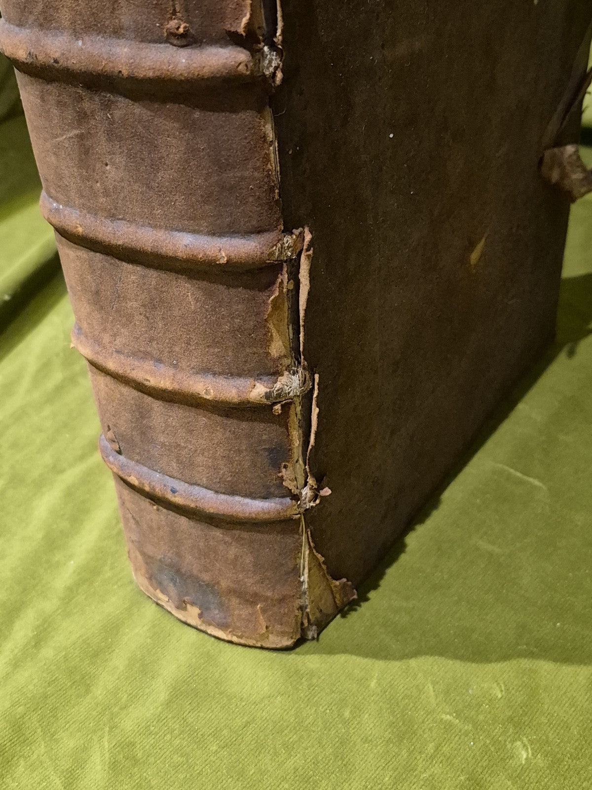 1637 Greek-Roman Lexicon - In Quo Ex Primitivorum - Ioannis Scapulae - Leather13