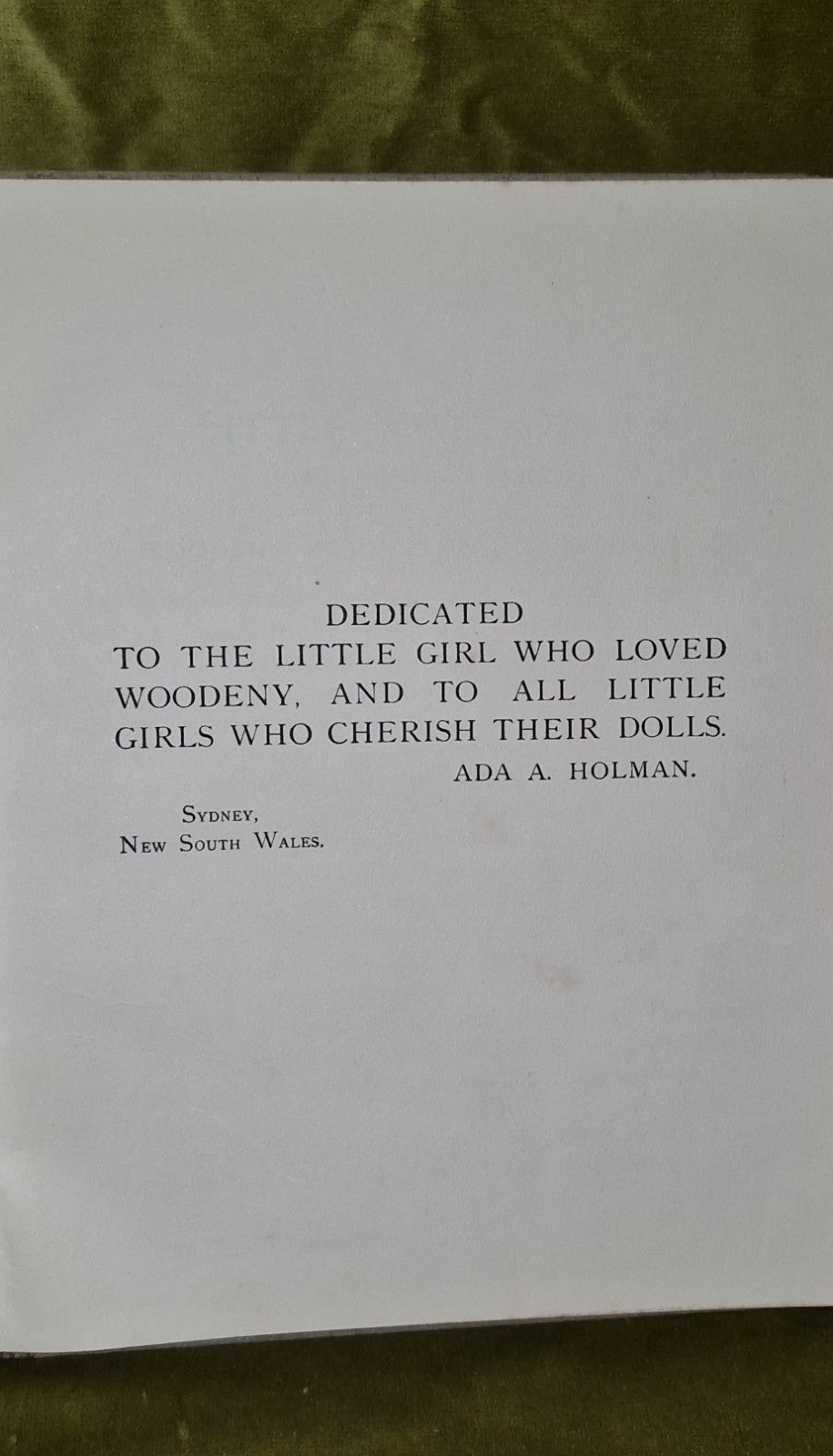 Mrs W A Holman / Little Miss Anzac The True Story of an Australian Doll 19178