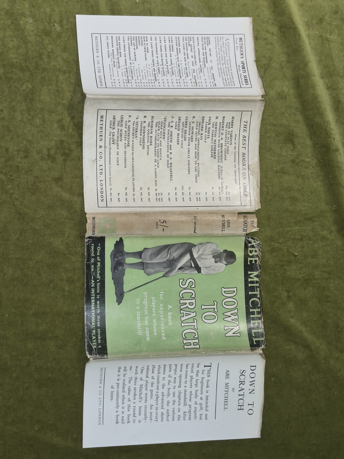 Down to scratch Abe Mitchell 1933 Third Edition2