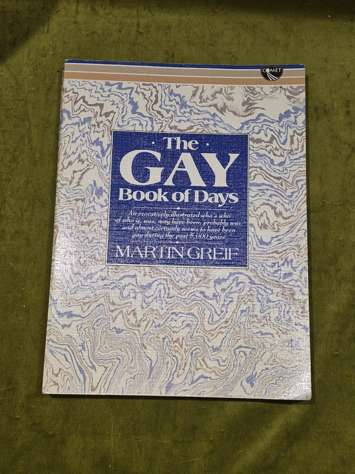 The Gay Book Of Days - Martin Greif (1985) 1st Ed Pb Book0