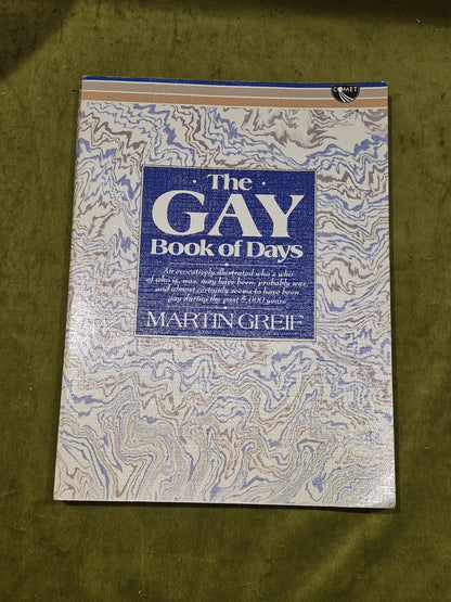 The Gay Book Of Days - Martin Greif (1985) 1st Ed Pb Book0