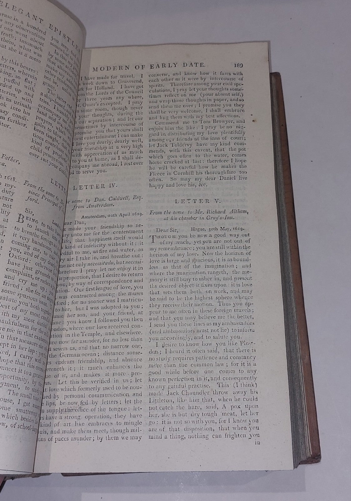 Early 19th Century Book Elegant Epistles (1807) New Improved Enlarged Ed Hb Book9