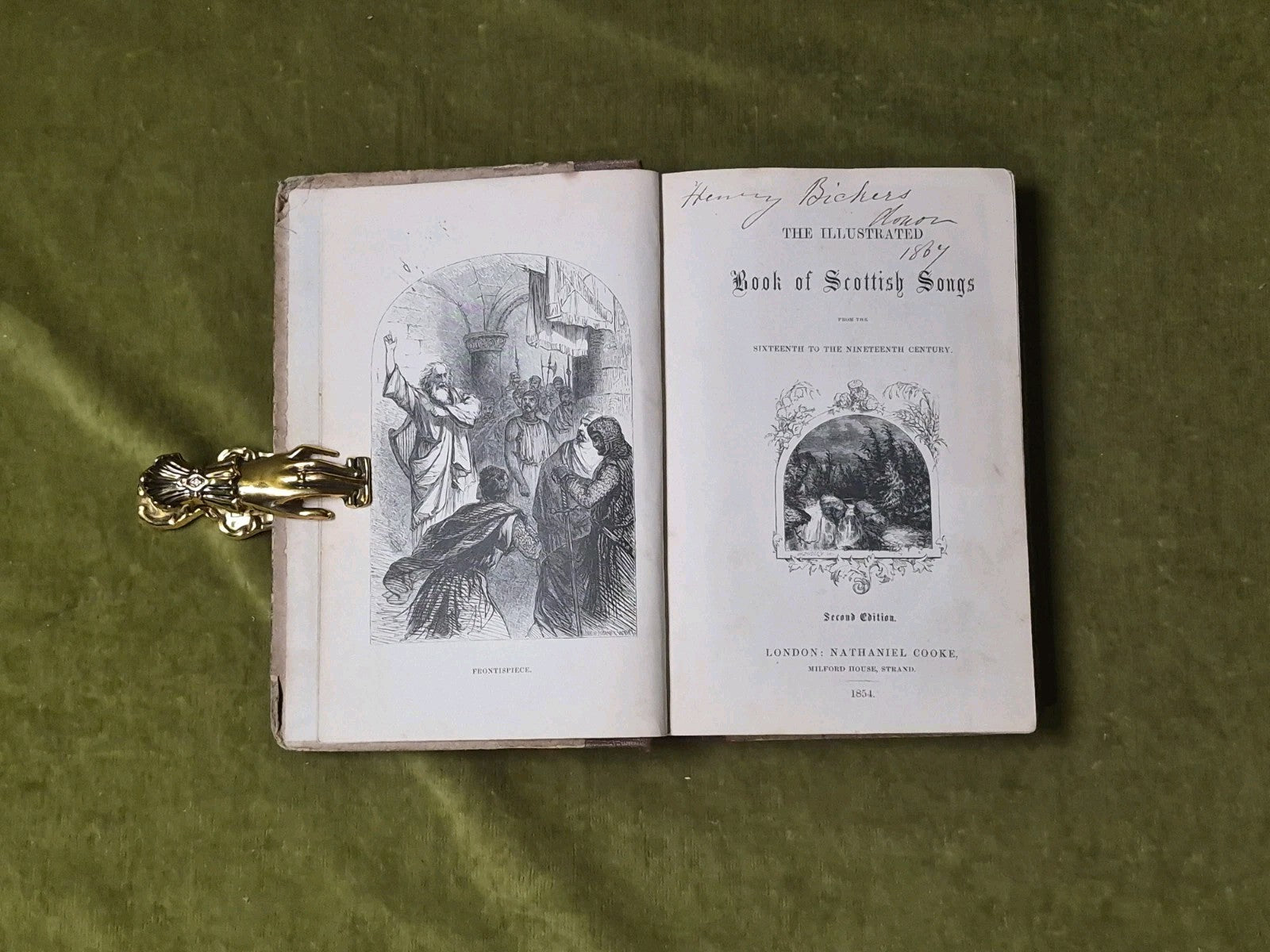 The Illustrated Book of Scottish Songs - Nathaniel Cooke 2nd Ed HB 18544