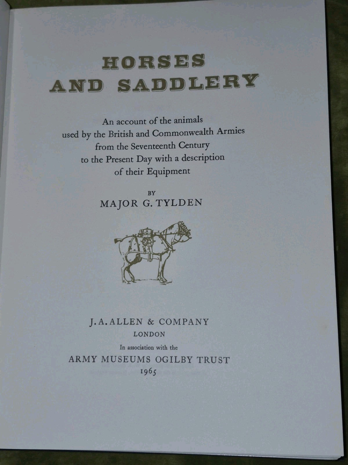 1965 Horse and Saddlery Major G. Tylden5