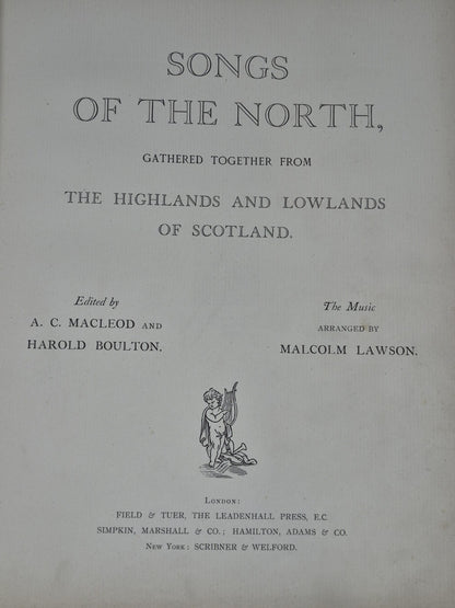 Songs of the North Highlands and Lowlands of Scotland Leadenhall Field Tuer6