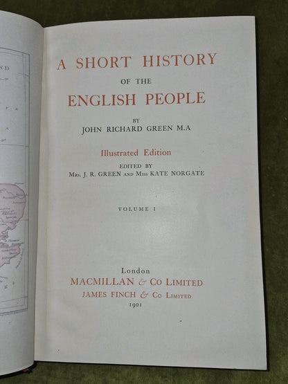 A Short History of the English People Illustrated Edition 1901 Macmillan6