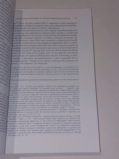 Vision and Certitude in the Age of Ockham - Katherine Tachau (1988) Pb Book5