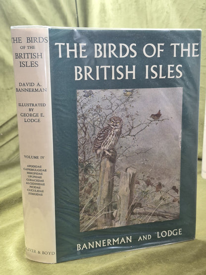 Bannerman The Birds of the British Isles Ornithology  12 Vols 1st Editions DJ19