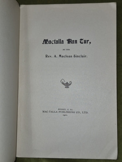 Mactalla nan Tur Rev A Maclean Sinclair 1901 Mac-Talla Publishing Co.2