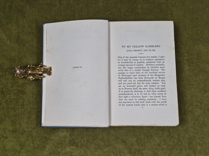 RAMBLES IN NORWAY By Harold Simpson - Mills & Boon 1912 1st HB6