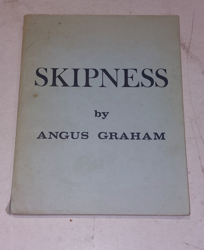 Skipness (1969) By Angus Graham, Pb Book0