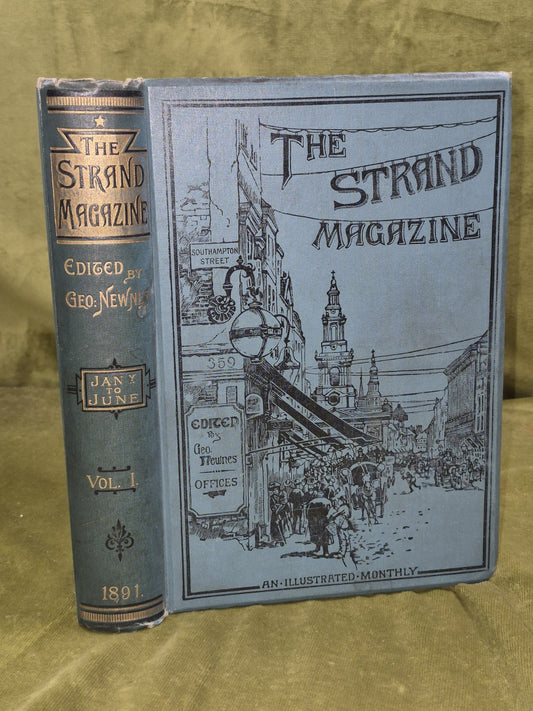 Strand Magazine 1891 Conan Doyle Jan June Vol 1 First Volume0