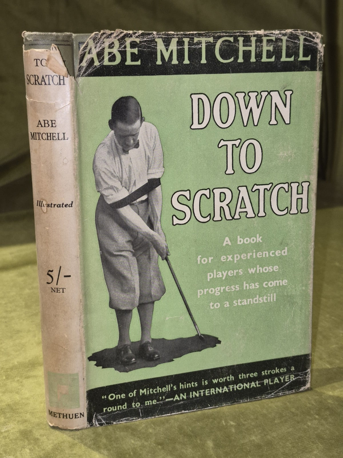 Down to scratch Abe Mitchell 1933 Third Edition0