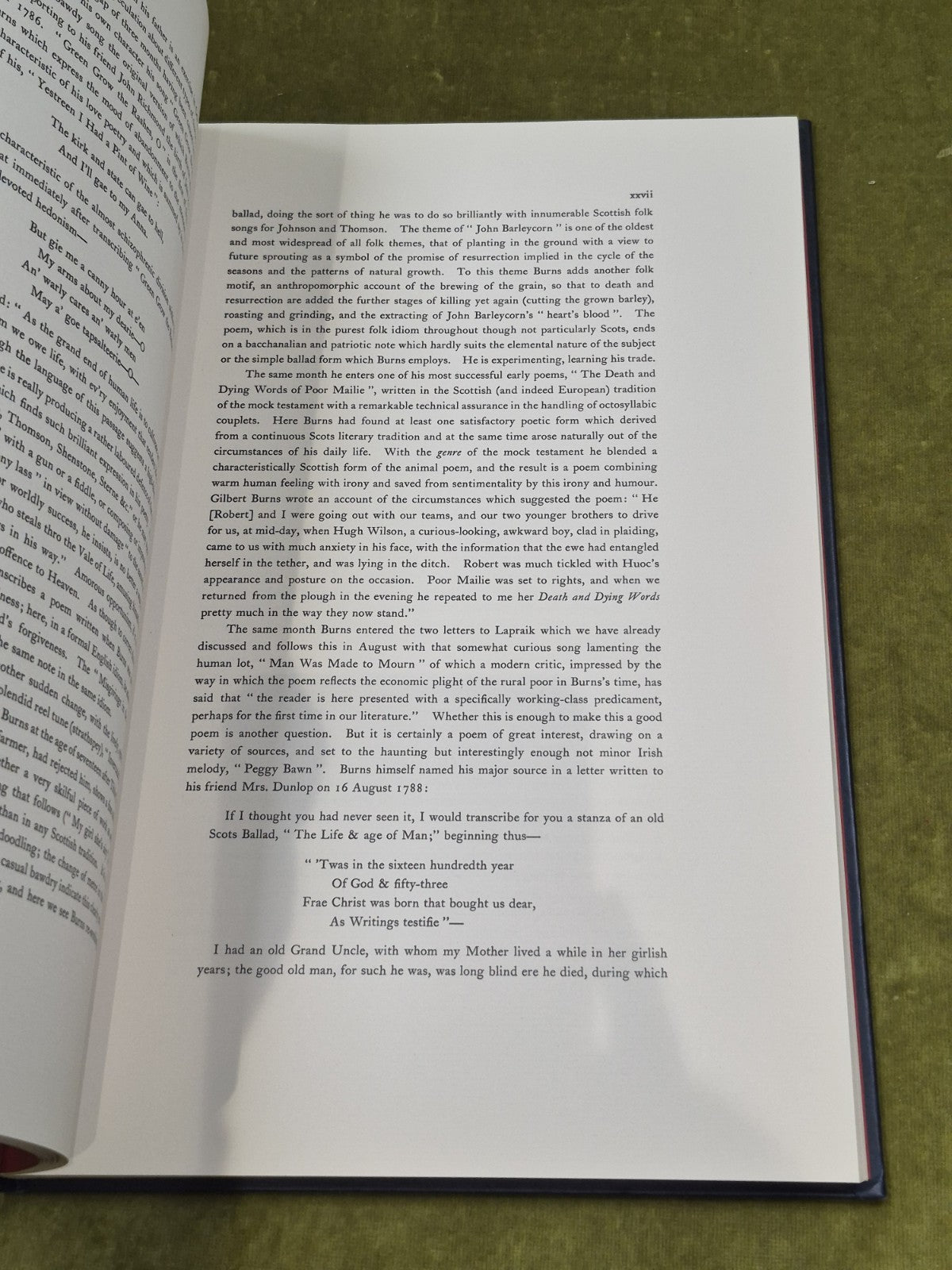 Robert Burns's Commonplace Book 1783-1785 -David Daiches , Centaur 19654