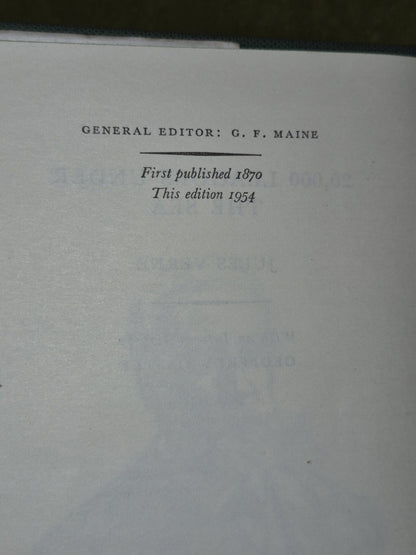 20,000 Leagues Under the Sea - Jules Verne - Collins 19545