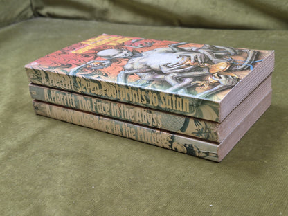 A Merritt Job Lot 1974 Orbit Seven Footprints to Satan The Face in the Abyss2
