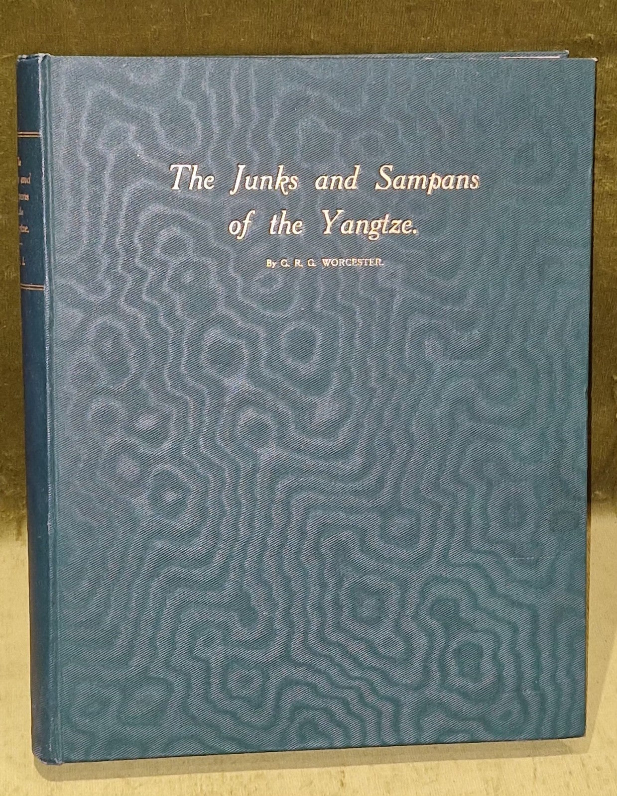 1947 The Junks and Sampans of the Yangtze by G.R.G. Worcester Vol 1 0