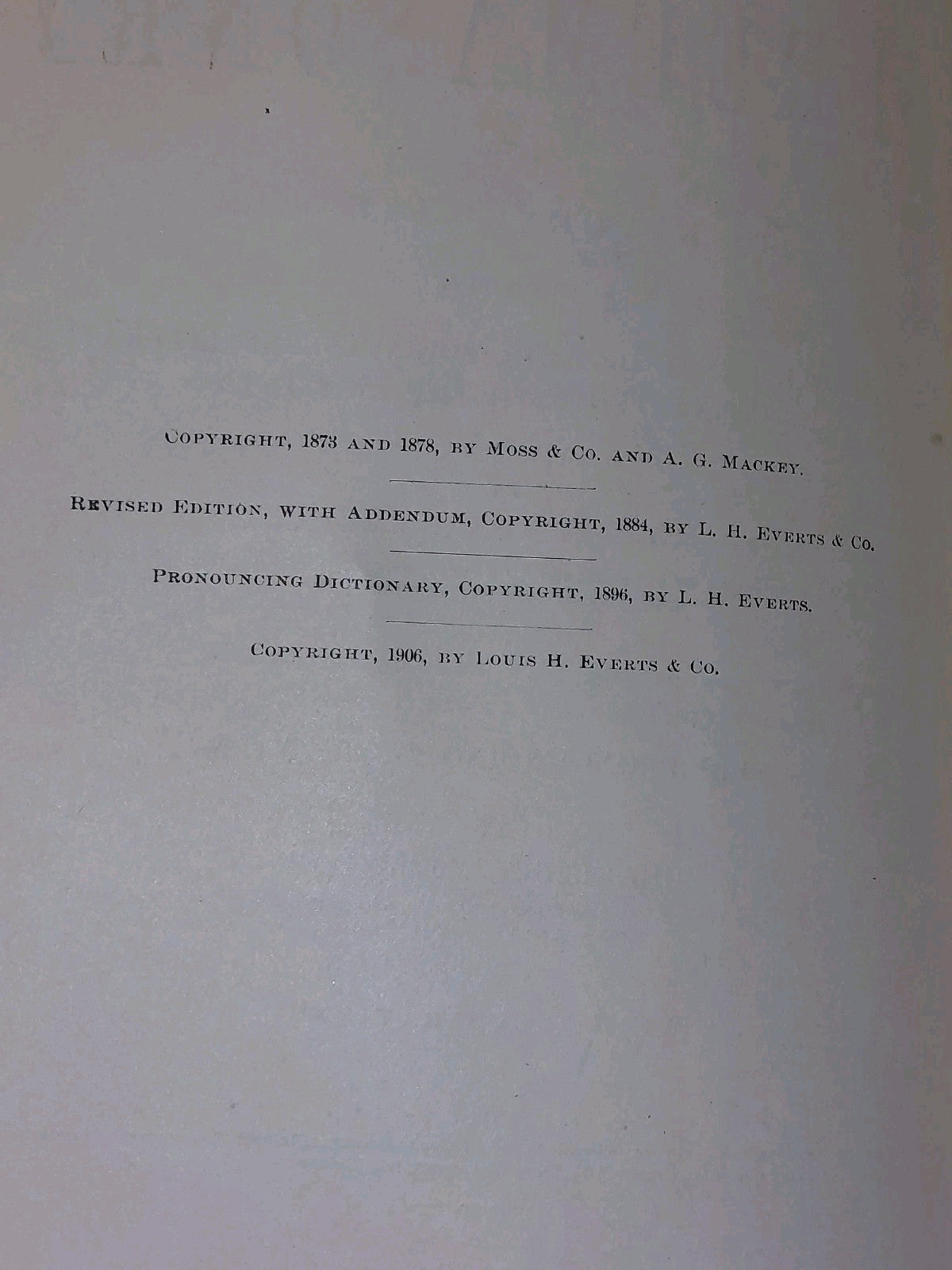 An Encyclopaedia Of Freemasonry And Its Kindred Sciences by Albert Mackey (1906)10