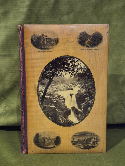 MAUCHLINE  WARE Poetical Works Of Sir Walter Scott  engravings - Gall & Inglis3