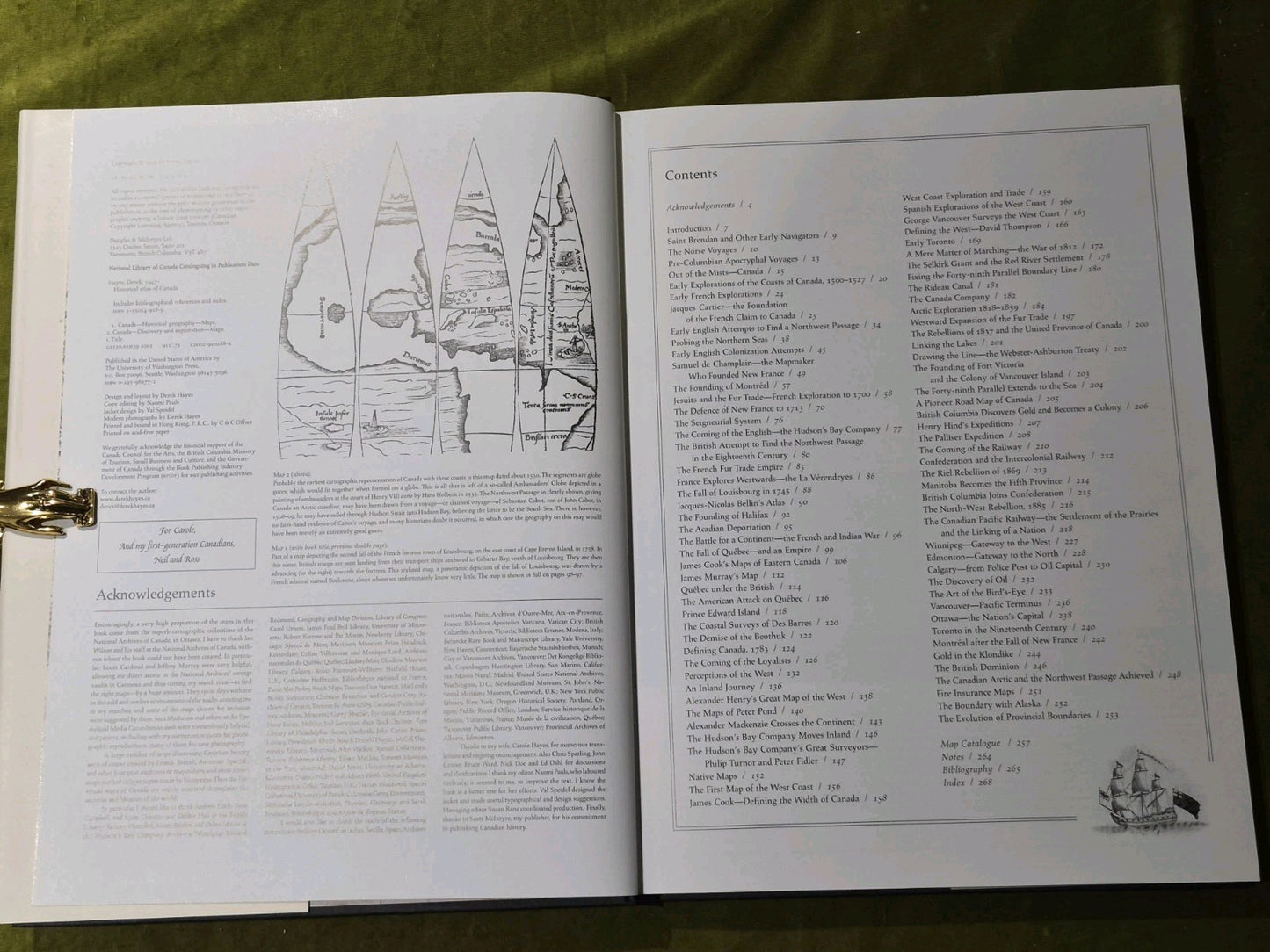HISTORICAL ATLAS OF CANADA: CANADA'S HISTORY ILLUSTRATED By Derek Hayes5