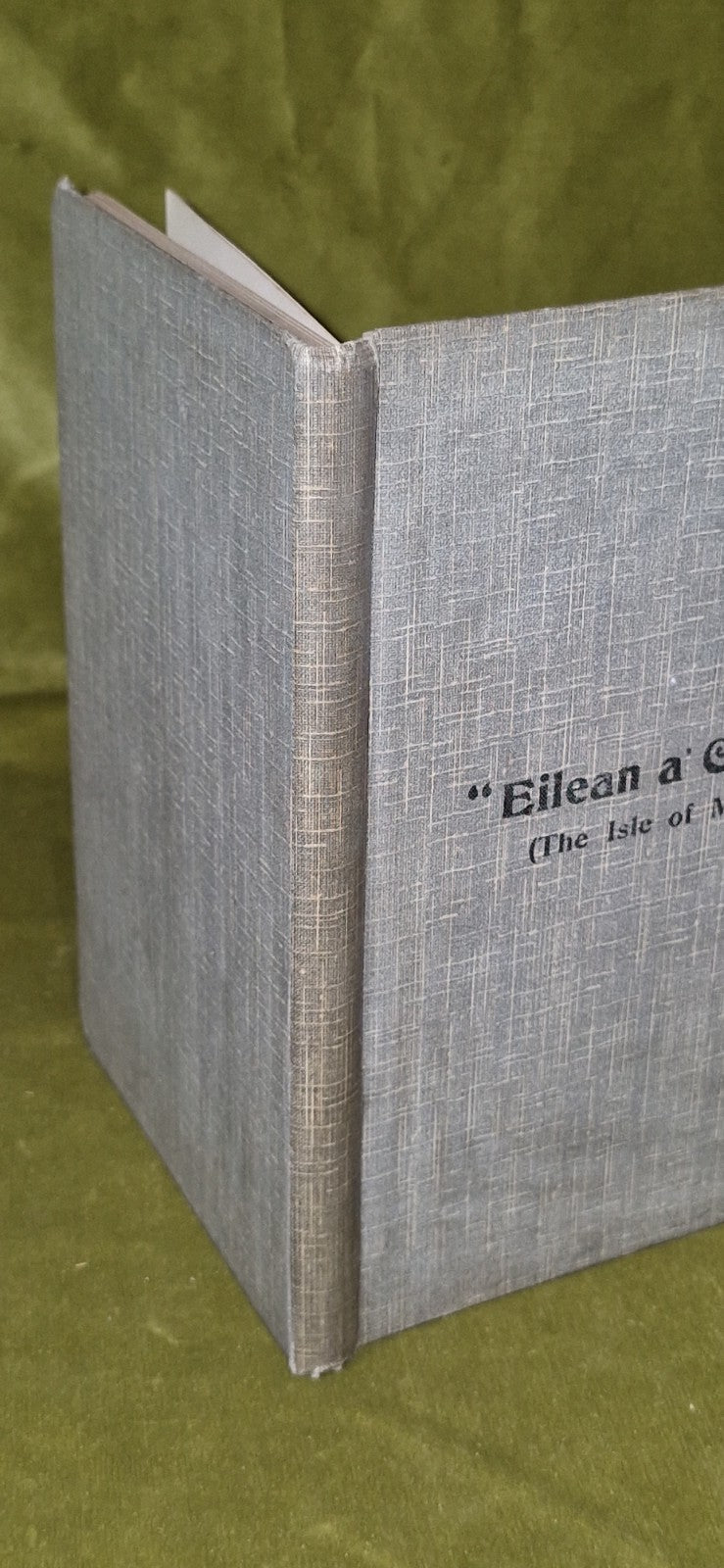 Eilean a Cheo: The Isle of Mist, Fred Macleod. 1917 First Edition Skye1