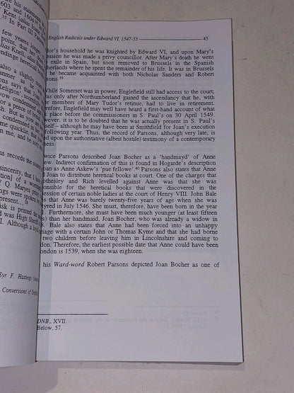 Religious Radicalism In England 1535-1565 (Rutherford) By C. J. Clement Pb Book4