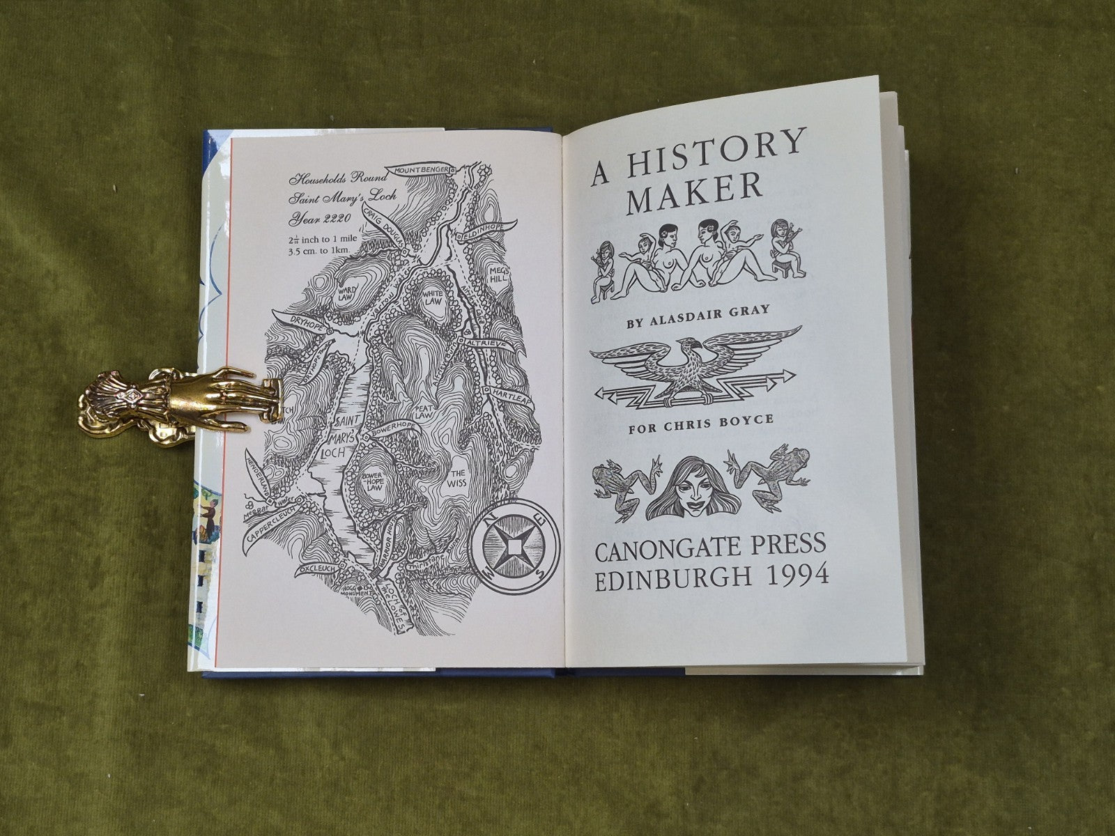 A History Maker by Alastair Gray , Canongate First Edition HB DJ 19943