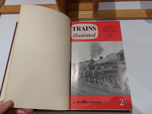 TRAINS illustrated Magazines  Full Year Of 1960 Jandec, Ian Allen Publication 1