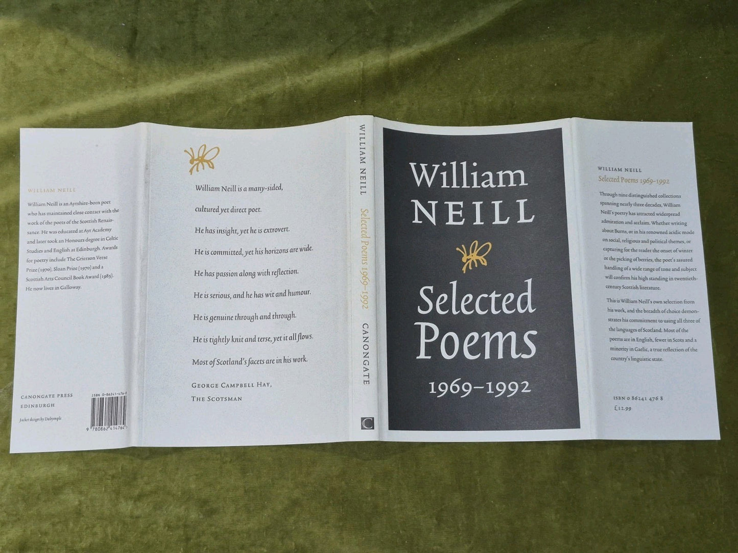 William Neill Selected Poems 1969-1992 Canongate Press 1994 3
