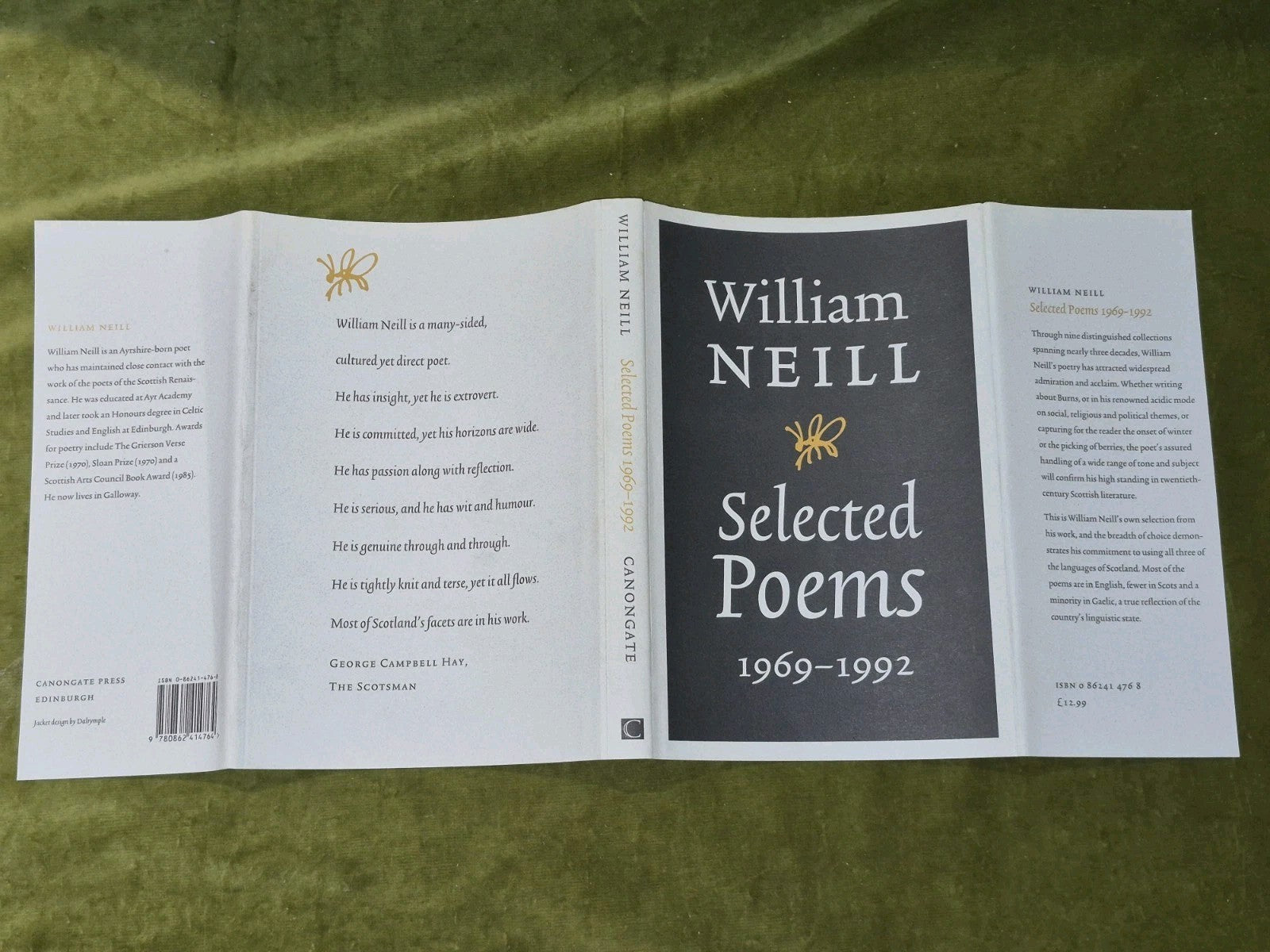 William Neill Selected Poems 1969-1992 Canongate Press 1994 3