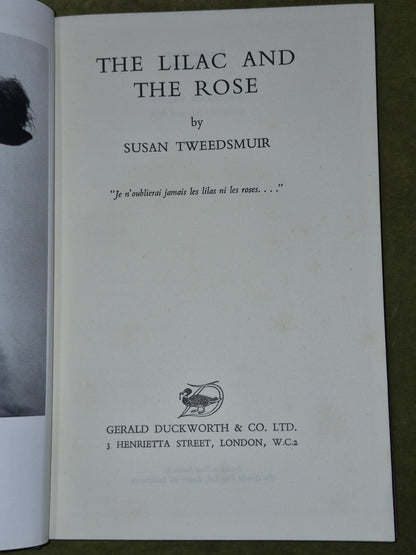The Lilac and the Rose Susan Tweesmuir 1952 Dustjacket4