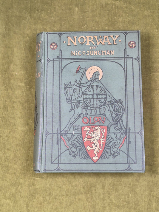Norway by Nico Jungman 1905 Hardcover A. & C. Black 1st Edition0