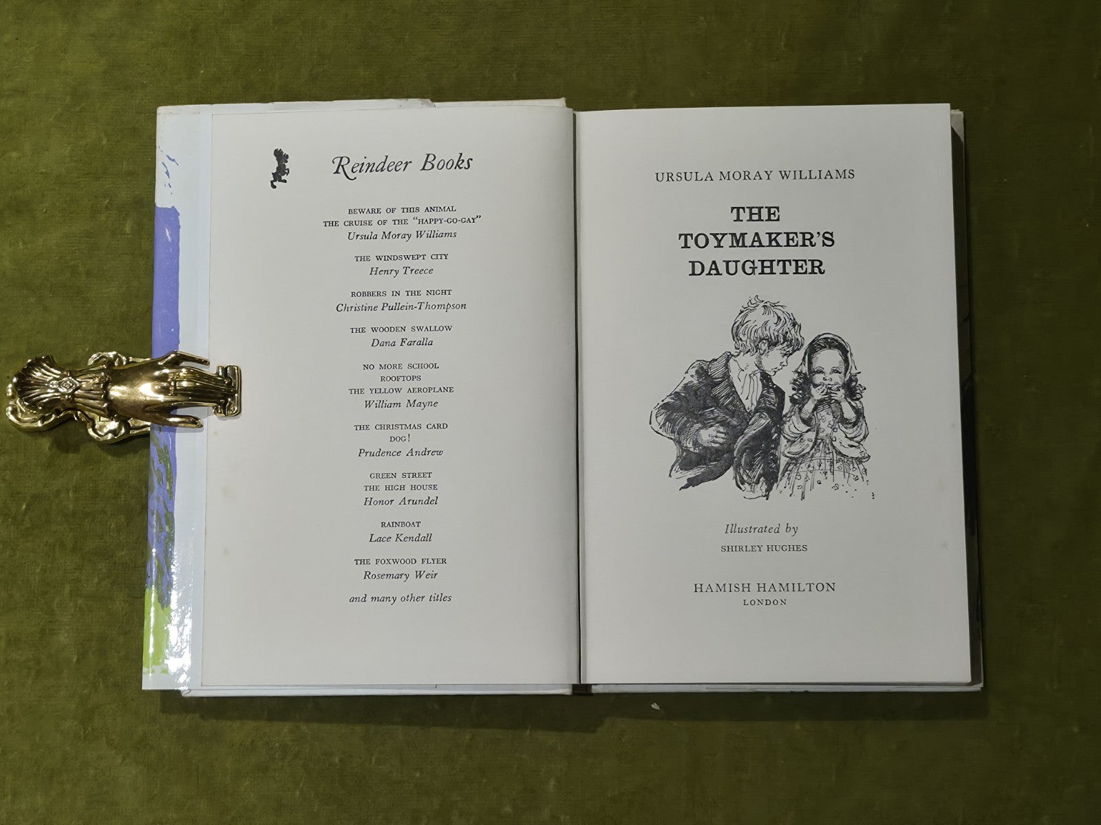The Toymaker's Daughter - Ursula Moray Williams 1968 Reindeer 1st Ed HB DJ4