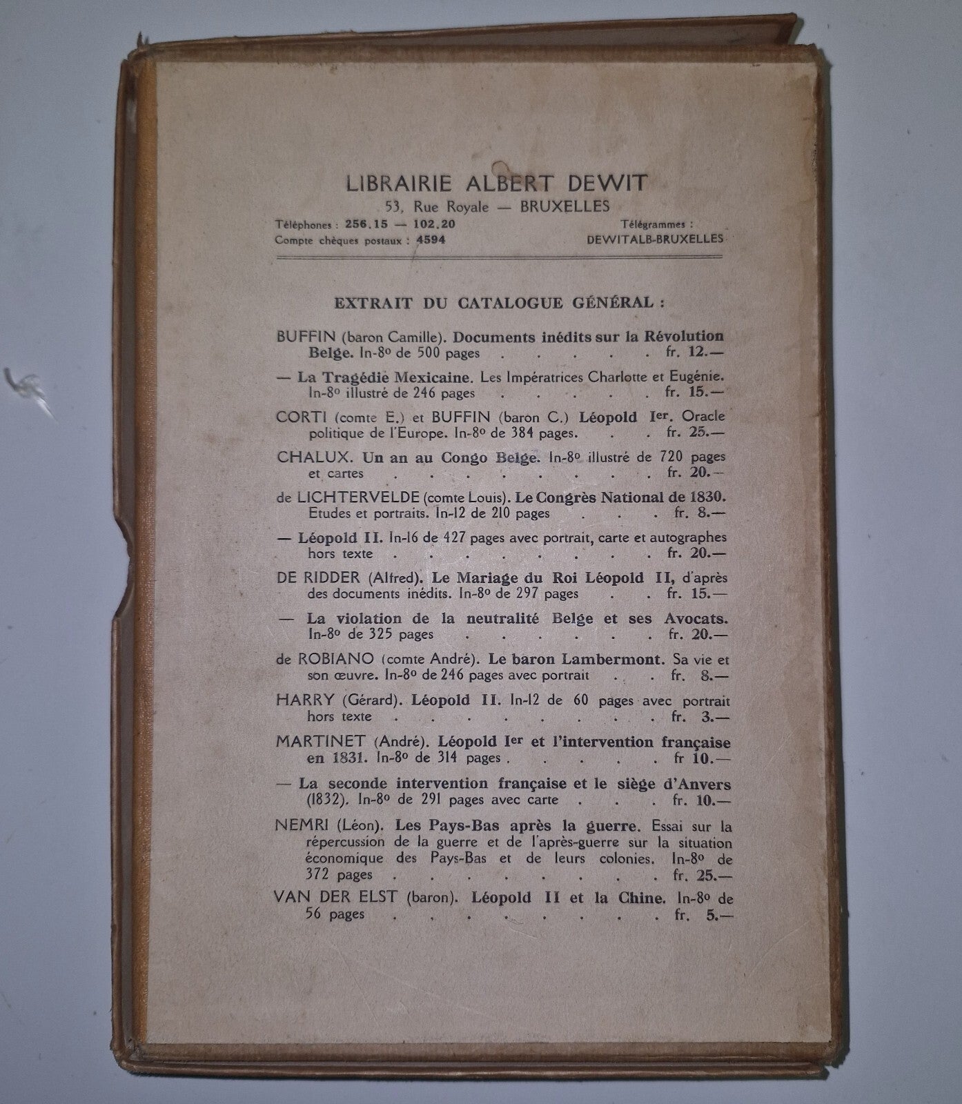 Des Principes De La Guerre à travers les âges. Cartes et Plans Albert Dewit 19265