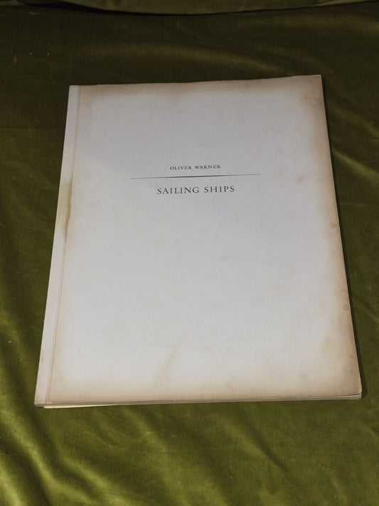 Sailing ships Introduced by Oliver Warner 1958 Paperback0