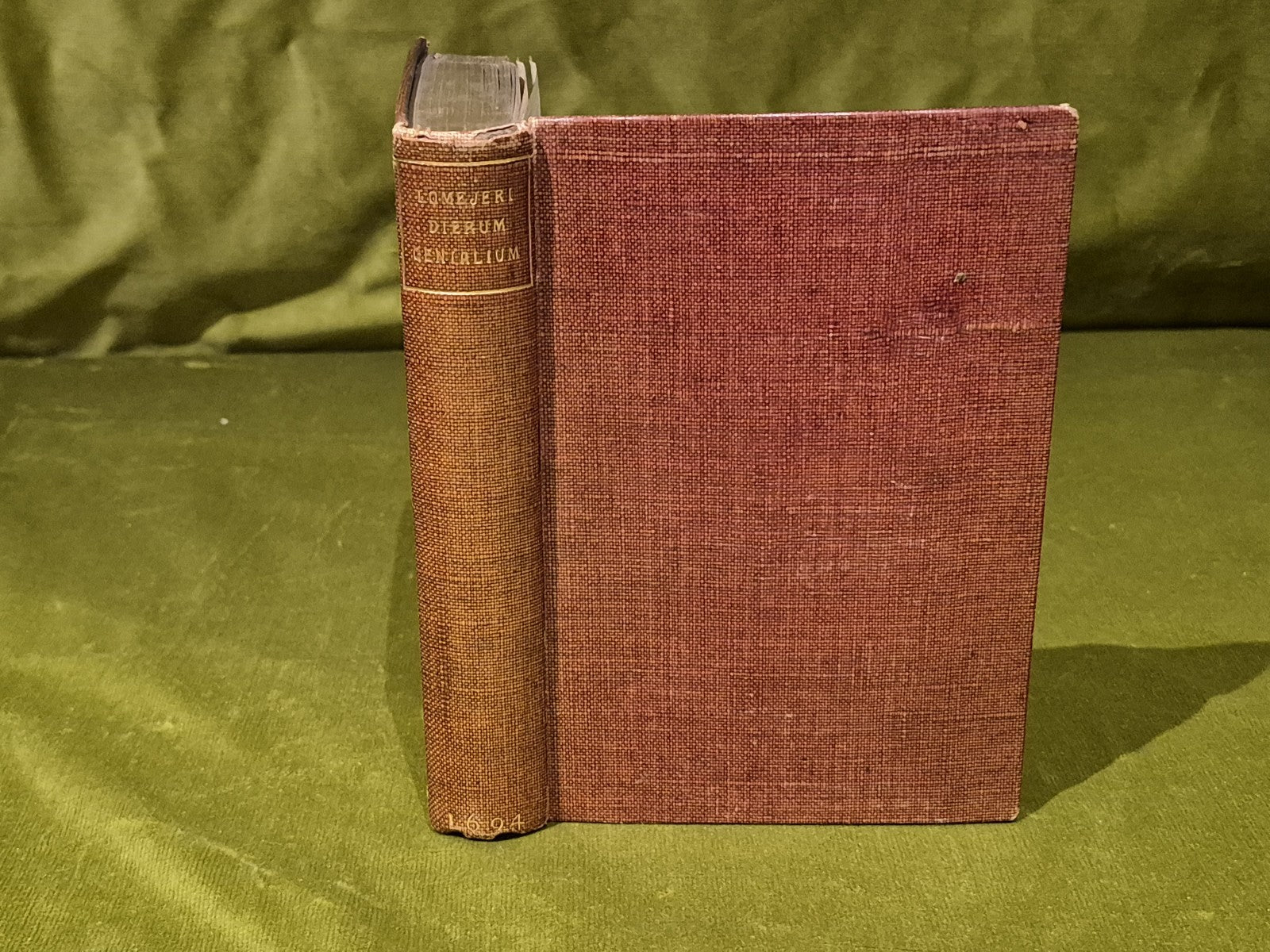 Johannis Lomejeri Zutphaniensis DIERUM GENIALIUM - 1694 - Decas 1 1st Edition 0