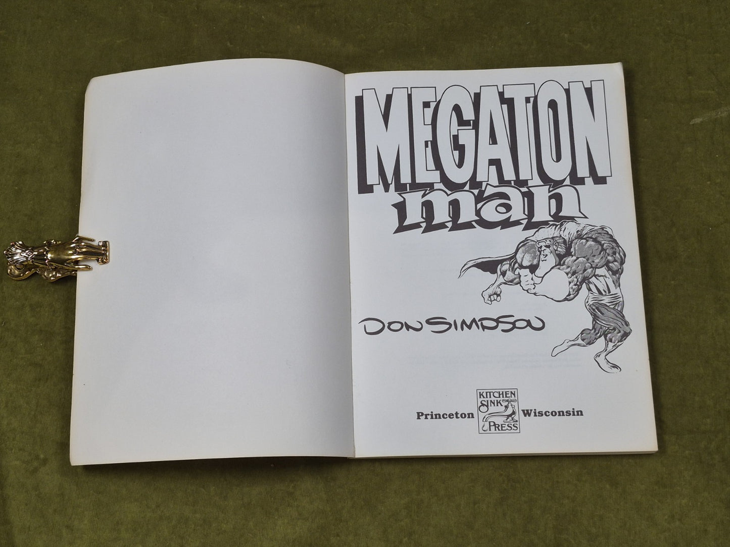 Megaton Man Vol 1 - Don Simpson , Kitchen Sink Comics 19903