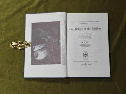 The Biology of the Porifera - W G Fry - Academic Press 19813