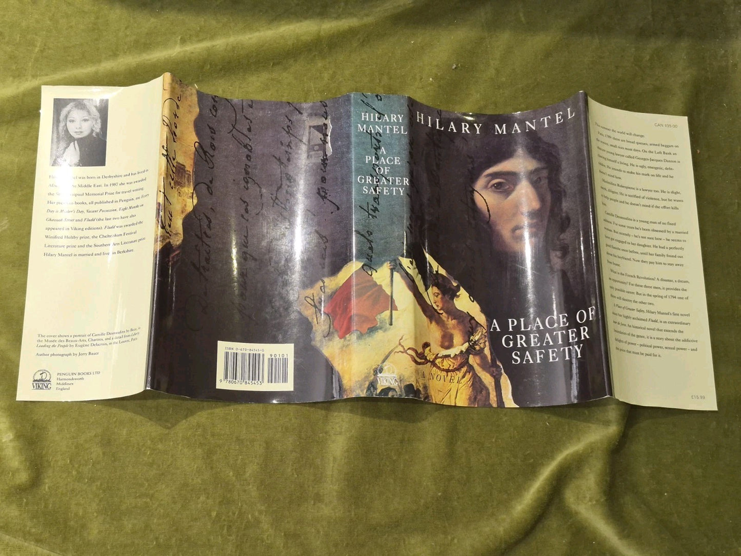 Hilary Mantel A Place of Greater Safety First Edition First Printing SIGNED Mint4