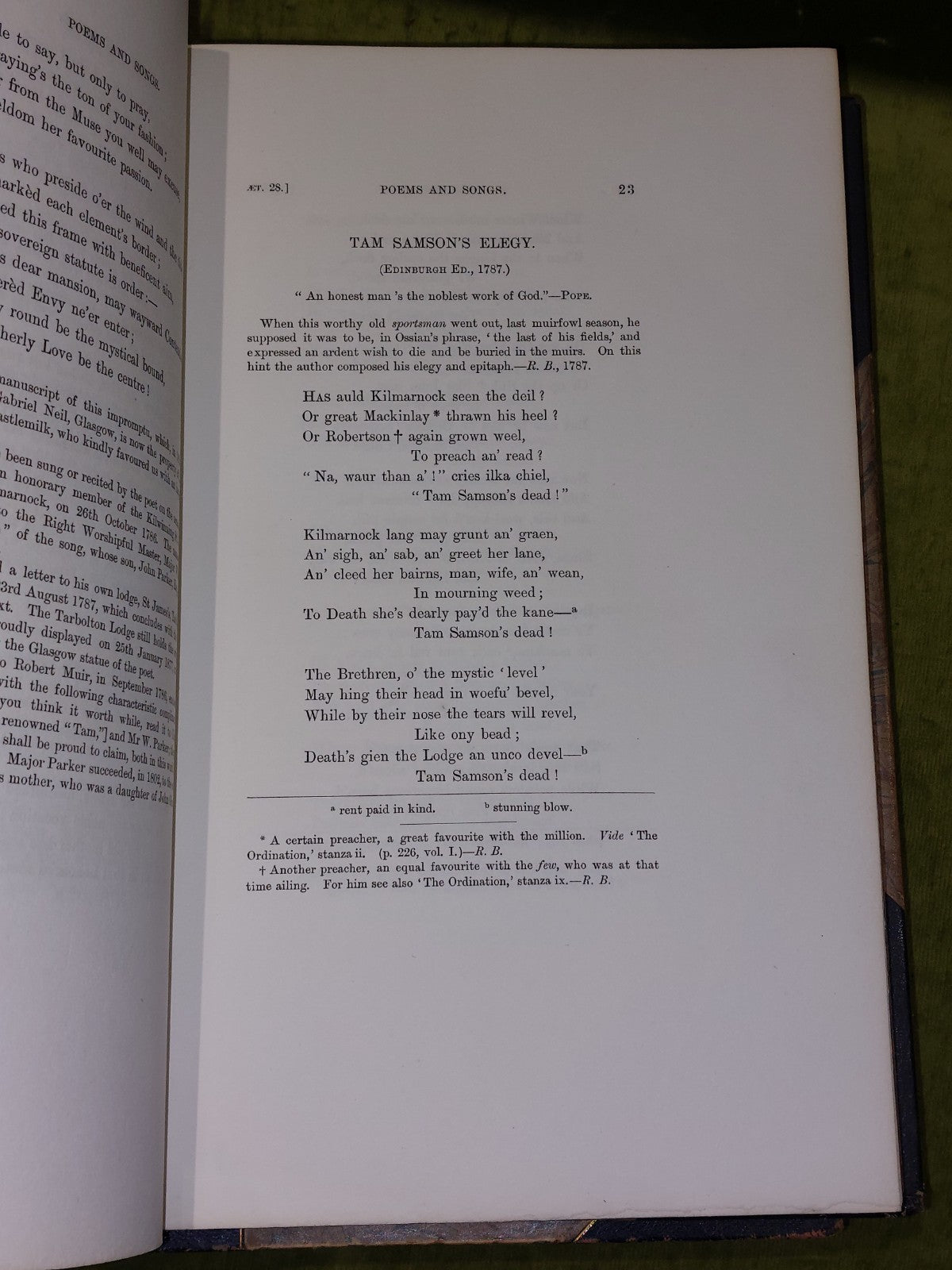 Robert Burns Poetry & Prose (1877) Fine Leather Binding Large Books8
