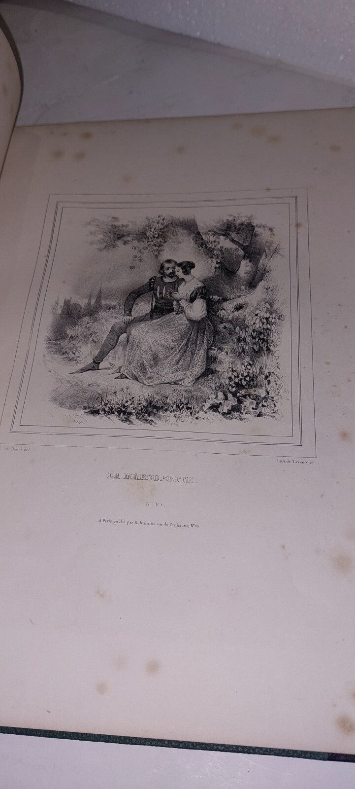 ALBUM DU MENESTREL Circs 1860 - 1880 Lithograph Plates 19