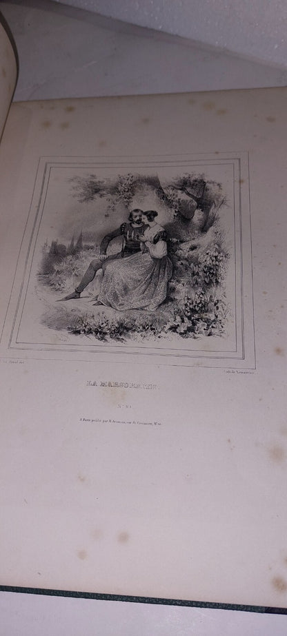 ALBUM DU MENESTREL Circs 1860 - 1880 Lithograph Plates 19