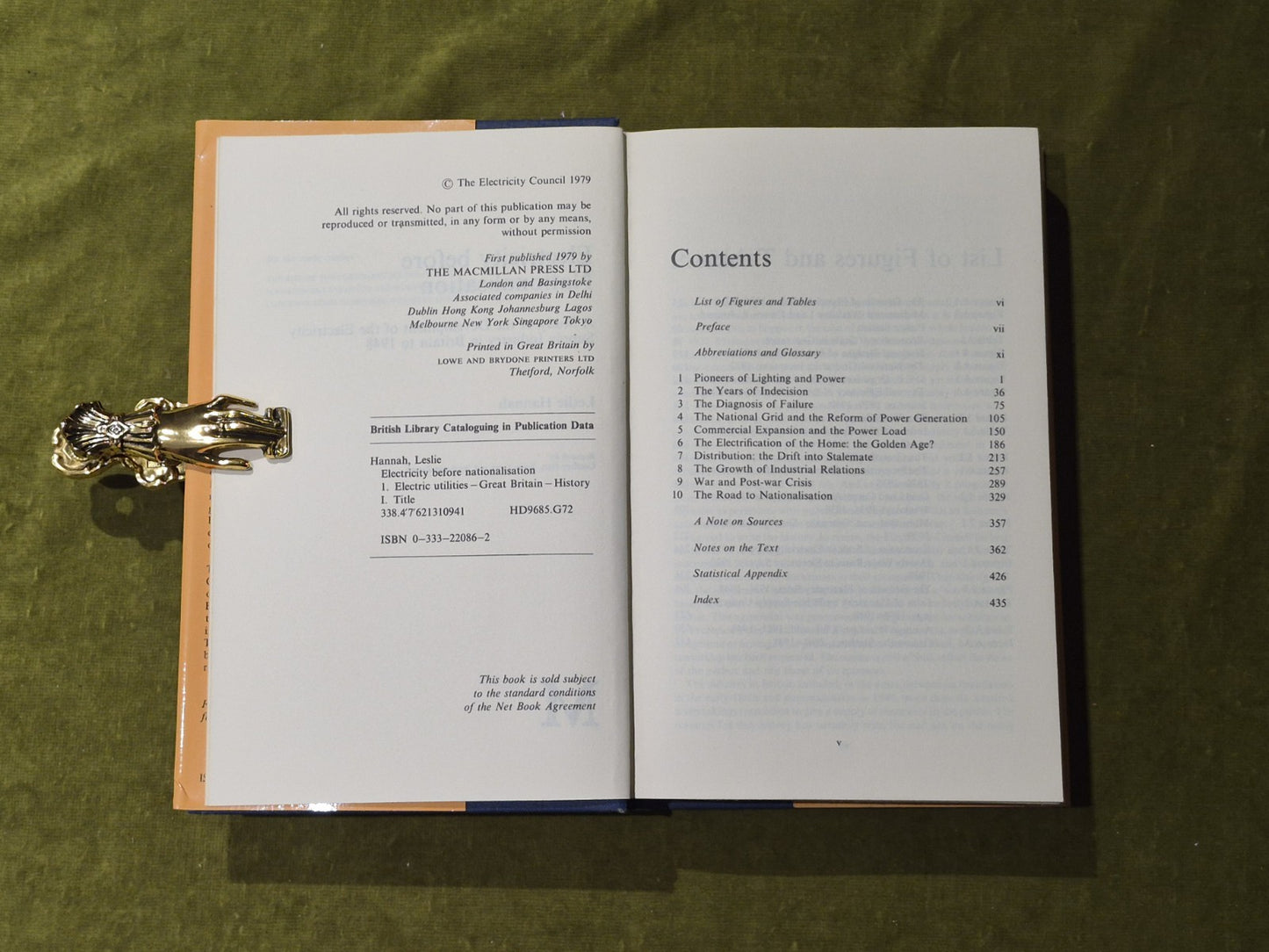 Electricity Before Nationalisation - Leslie J Hannah , Macmillan 1979 1st HB DJ4