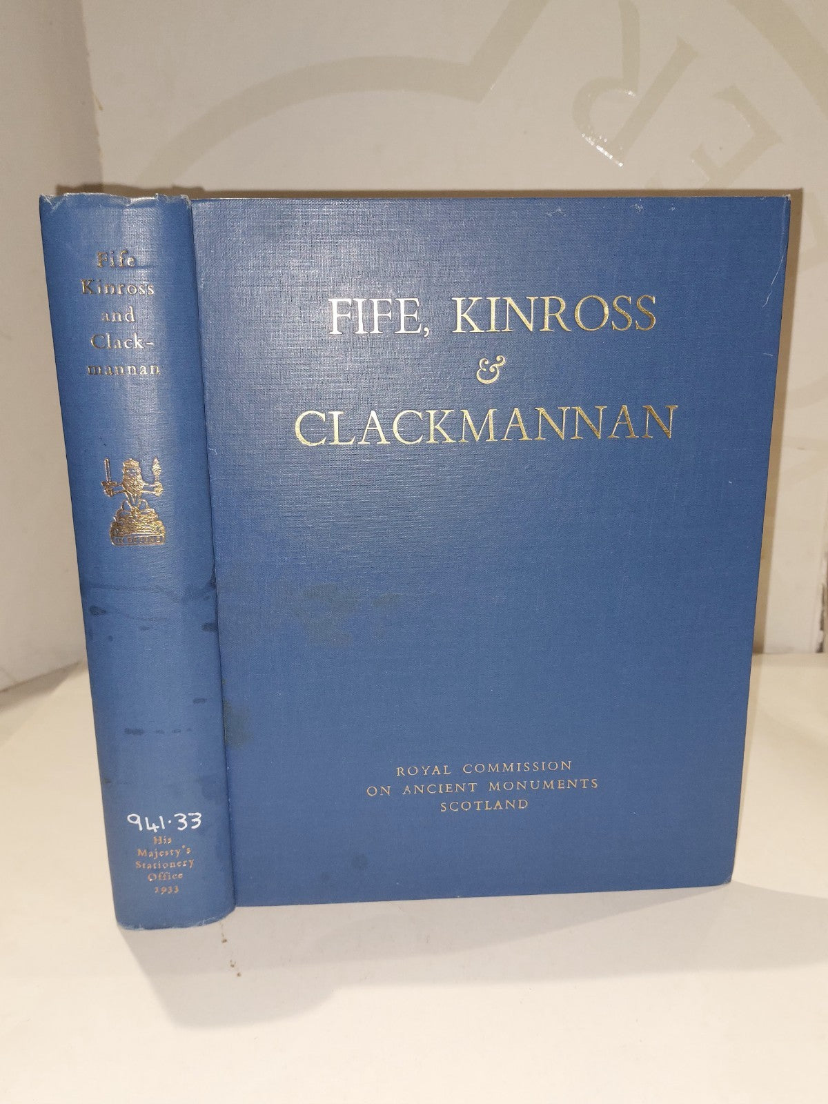 Royal Commission  11th Report Of Monuments & Construction In Fife, Kinross 19332