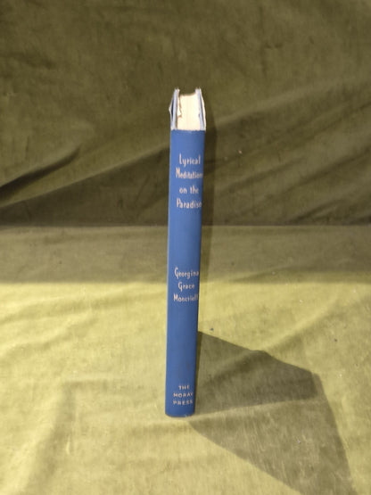 Lyrical Meditations On The Paradiso - Georgina Grace Moncrieff , Moray 1952 HBDJ2