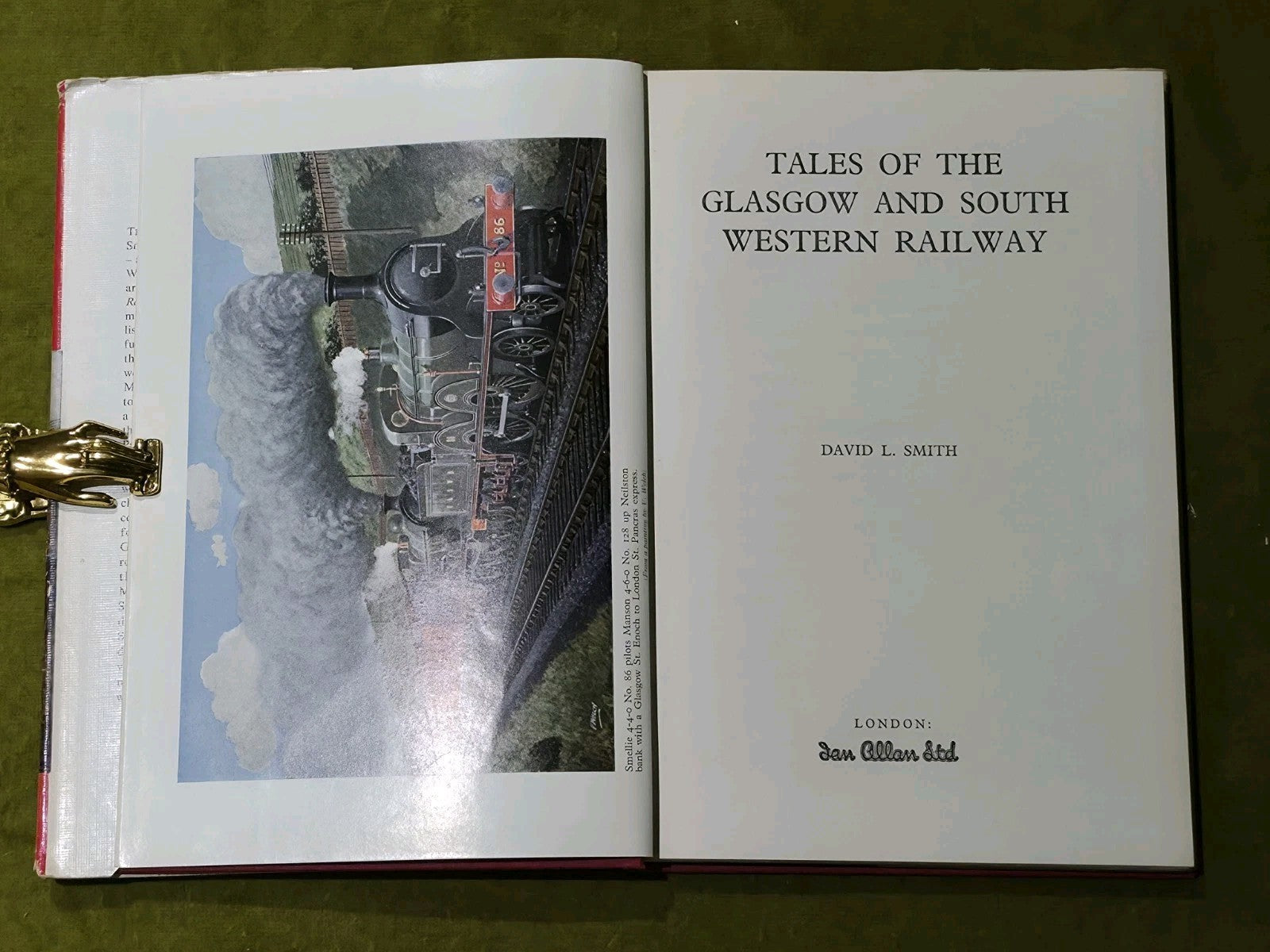 TALES OF THE GLASGOW AND SOUTH WESTERN RAILWAY by DAVID L SMITH.  Hardback.3